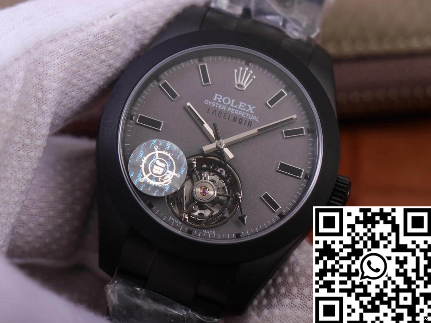 Milgauss Rolex LNT01HS-001 JB Base Black Noir 116400 Factory watch Design Label Replica case 0115